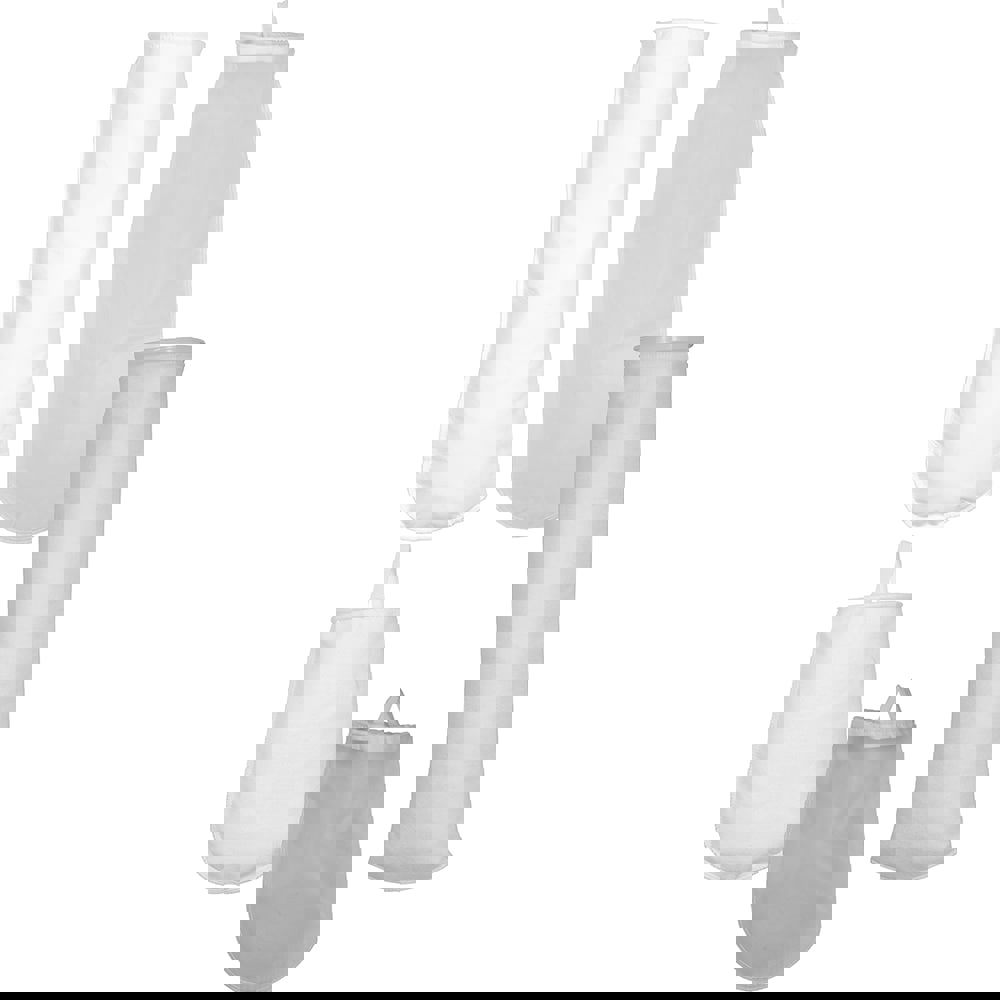 Bag Filters; Bag Type: High-Flow ; Bag Size (#): 1 ; Micron Rating: 100 ; Maximum Flow Rate: 90GPM ; Diameter (Inch, Fraction): 7 ; Body Material: Polyester