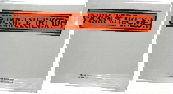 Packing Slip Envelope: Packing List Enclosed, 1,000 Pc