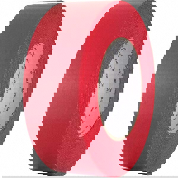 Packing Tape: Red, Synthetic Rubber Adhesive