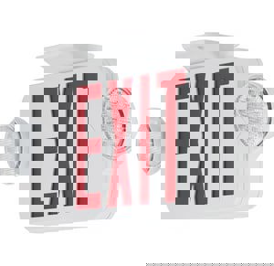 EXIT/EMERG COMBO RED.