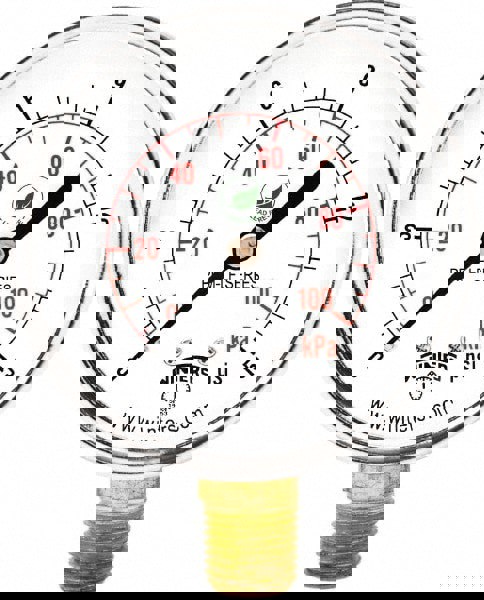 Pressure Gauge: 2-1/2