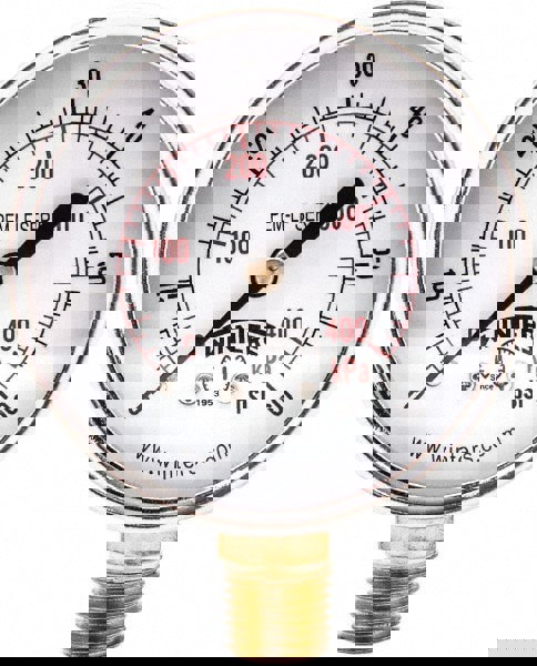 Pressure Gauge: 2-1/2