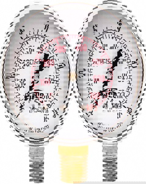 Pressure Gauge: 2-1/2