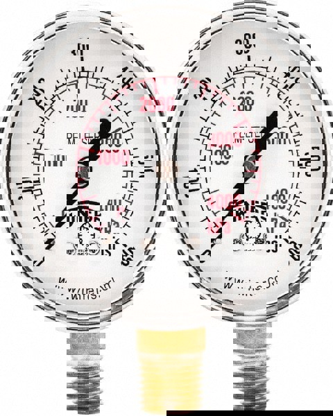 Pressure Gauge: 2-1/2