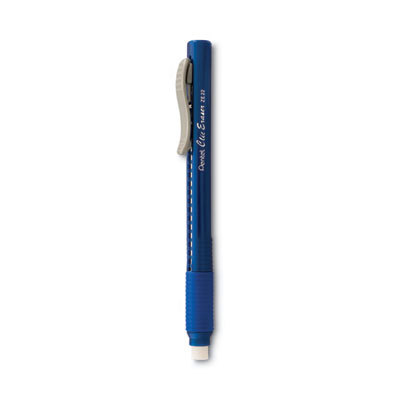 Pentel Clic Eraser Stick, Blue Barrel, E