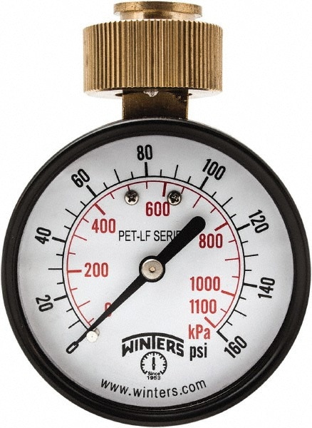 Pressure Test Gauges & Calibrators; Minimum PSI: 0 ; Diameter (Decimal Inch): 2.50 ; Accuracy (Percentage): 3-2-3%%; +/-3-2-3 ; UNSPSC Code: 41112400