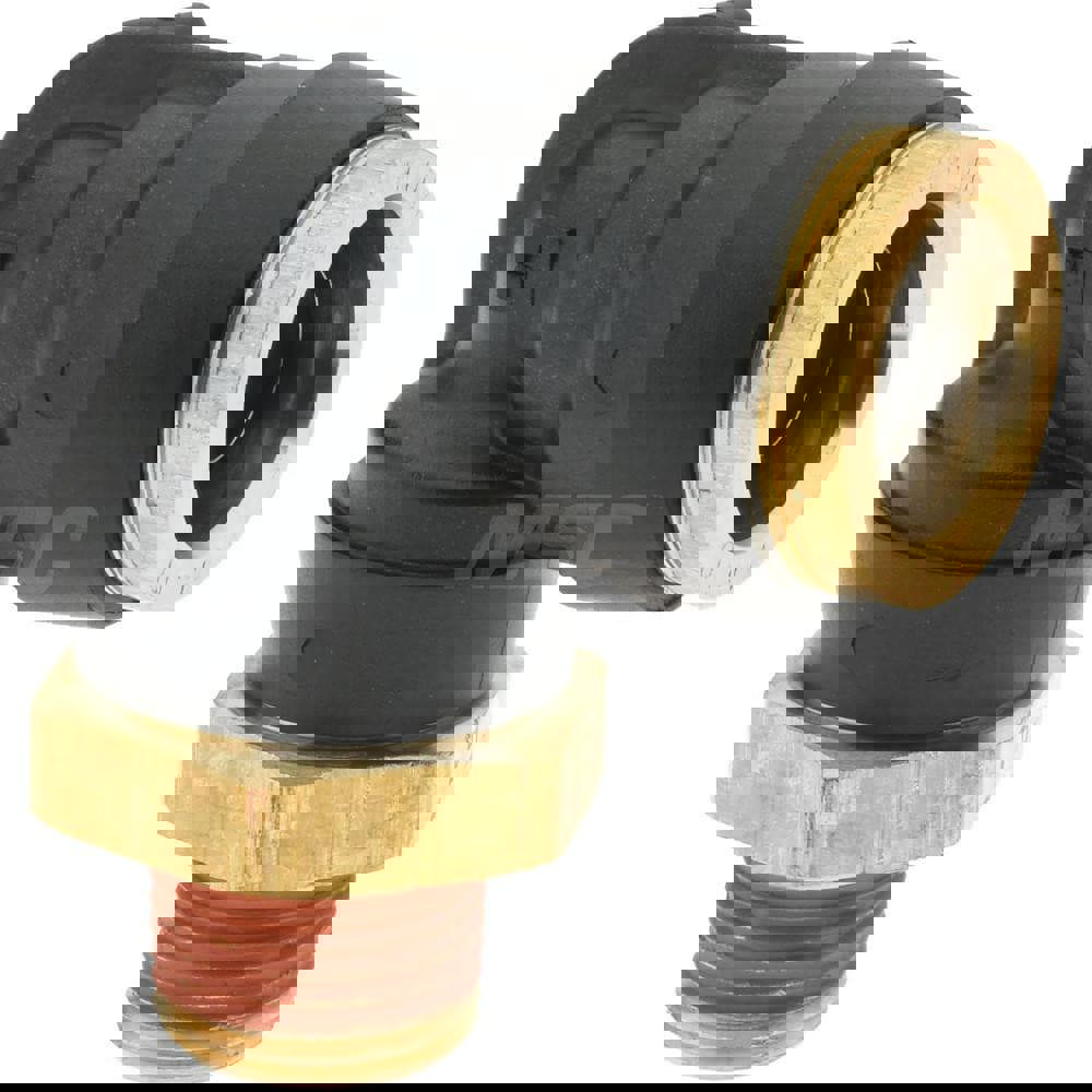 Push-To-Connect Tube to Male & Tube to Male NPT Tube Fitting: 90 &deg; Swivel Male Elbow, 3/8