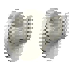 CONC MNT SGL ROBE HOOK BN