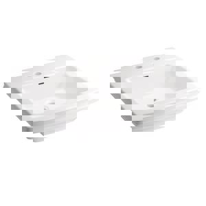 24.5X20.5 8WS HOLYOKE FRCLY LAV WH