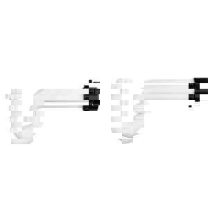 1-1/4X1-1/2 PLAS P TRAP SJ W/MC WH