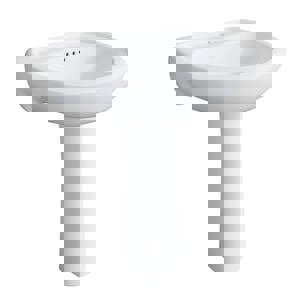 24X20 1H VC PED LAV ONLY WHIT