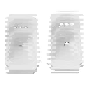 20X18 3H ADA WM 8 W/S LAV WHIT