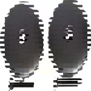 3-3/16 in. Brass Escutcheon in Oil Rubbed Bronze