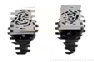 2 ABS ADJ SHWR DRN W/SQ NB TOP