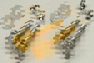 5/16X2-1/4 BRS SNAP CLST BLT SS PR