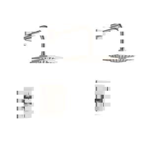 One Handle Single Function Shower Faucet in Brushed Nickel (Trim Only)