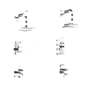 One Handle Single Function Bathtub & Shower Faucet in Chrome (Trim Only)