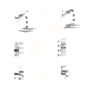 One Handle Single Function Bathtub & Shower Faucet in Brushed Nickel (Trim Only)