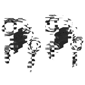 Stainless Steel Dual Outlet Air Switch