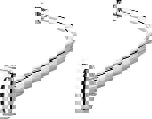 5 FT CRVD SHWR ROD W/ FLG CP