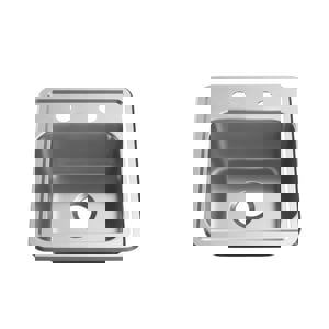 15X15X6 2H 22 GA SS BAR SNK *BEALET