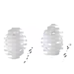 4-1/4 PLAS DOME CO CVR WHIT