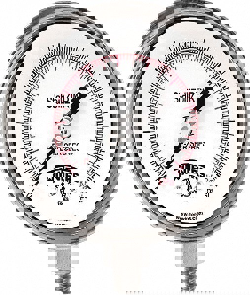 Pressure Gauge: 2-1/2