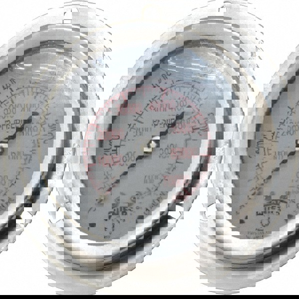 Pressure Gauge: 2-1/2