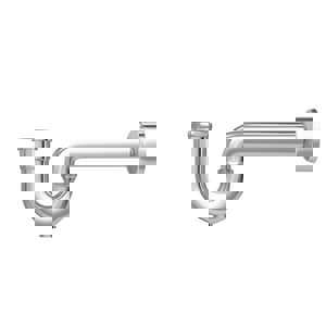 1-1/4X1-1/2 17GA P TRAP W/CO CP