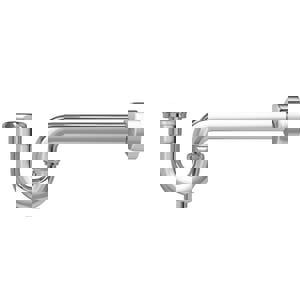 1-1/4 SEMI CAST P TRAP W/CO CP