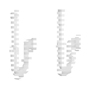 1-1/2 PLAS P TRAP SJ W/EXT TUBE WH