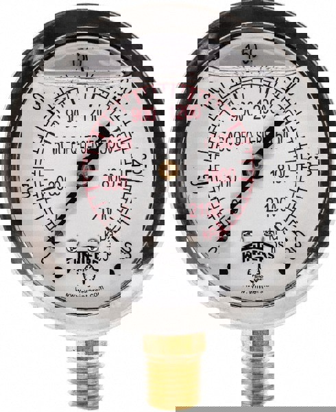 Pressure Gauge: 2-1/2