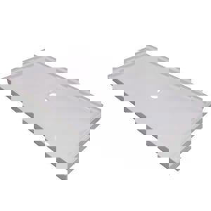 60 in. x 32 in. Shower Base with Center Drain in White