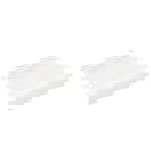 60X30 LH STL SHWR FLR BANNACK WH