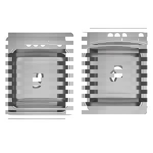 33X22X6 4H 20GA 1B SS SNK *BEALETON