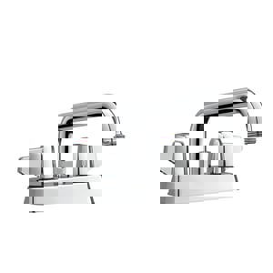 Two Handle Lever Laundry Faucet in Polished Chrome