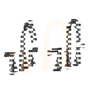 Two Handle Widespread Bathroom Sink Faucet in Oil Rubbed Bronze