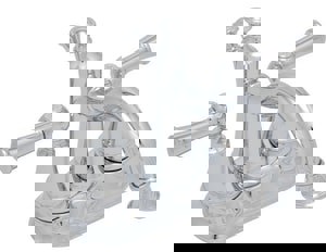 Two Handle Centerset Bathroom Sink Faucet in Polished Chrome