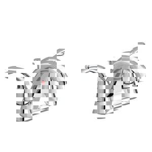 Two-Handle Centerset Bathroom Sink Faucet in Chrome