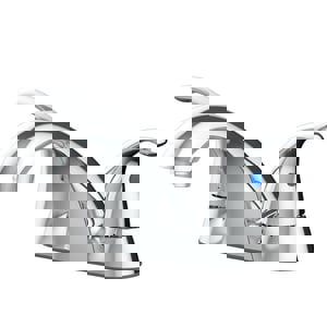 Two Handle Centerset Bathroom Sink Faucet in Chrome