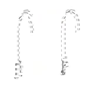 Single Handle Lever Water Filter Faucet in Chrome