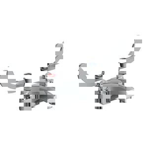 0.5 gpm 4 in. Centerset Two Handle Deck Mount Bathroom Sink Faucet in Polished Chrome