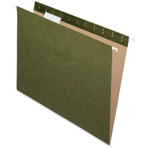 Standard Hanging File Folder: Letter, Standard Green, 25/Pack