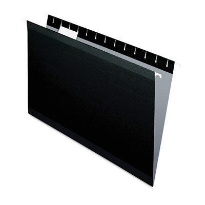 Hanging File Folder: Legal, Black, 25/Pack
