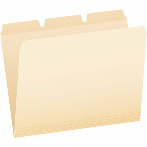 File Folders with Top Tab: Letter, Manila, 50/Pack