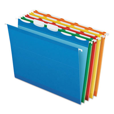 FOLDER HANGING REDITAB LTR AST