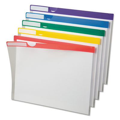 Index Folder: Letter, Assorted, 10/Pack