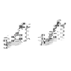 Two Handle Kitchen Faucet in Polished Chrome