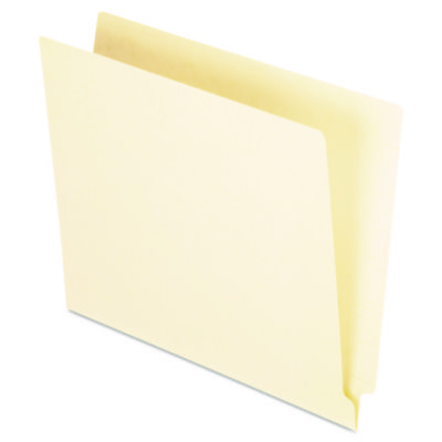 File Folders with End Tab: Letter, Manila, 100/Pack