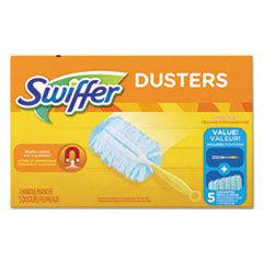 Swiffer Dusters 180 Multi-Surface Duster Starter Kit, 6/Case